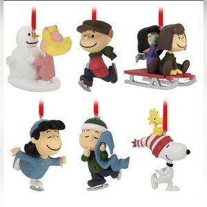 The Peanuts® Gang Hallmark Ornaments, Set of 6 Home Decor Peanuts collectibles